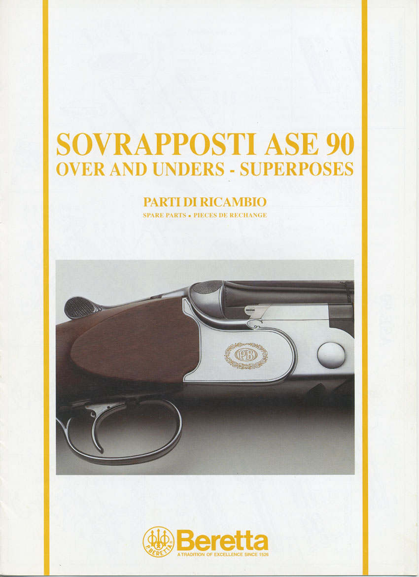 P. Beretta Over and Unders : ASE 90 Trap, X Trap, Skeet
